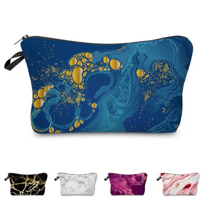 Custom Beach & Beauty Bag Water-Resistant with Zipper