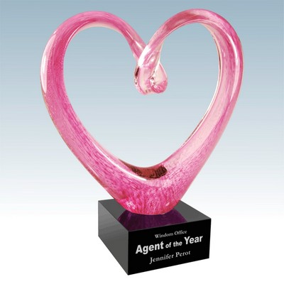 Winding Heart Art Glass Award