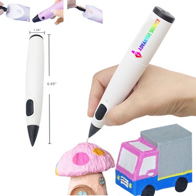 Low-Temperature Multifunctional 3D Drawing Pen for DIY Projects