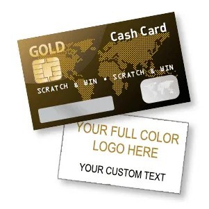 Scratch Off Cards - CASH CARD-Scratch and Win (4 Sizes)