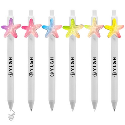 Gradient Star Fish Click Activated Pen