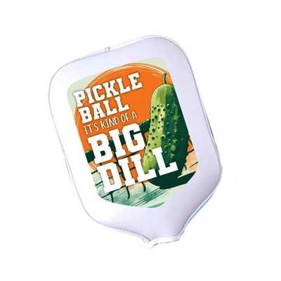 Neoprene Pickleball Paddle Cover with Full-Color Print