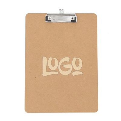 A4 Wood Clipboard w/ Metal Clip
