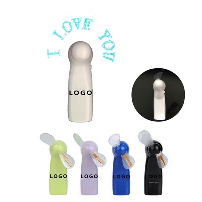 Pre Programmed LED Mini Message Fan