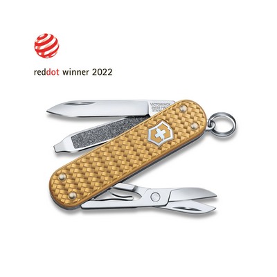 Classic SD Precious Alox 5 Function Swiss Army Knife - Brass Gold