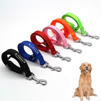 Custom Reflective Dog Collar with Metal Buckle Adjustable Heavy Duty Nylon Collar for Pets
