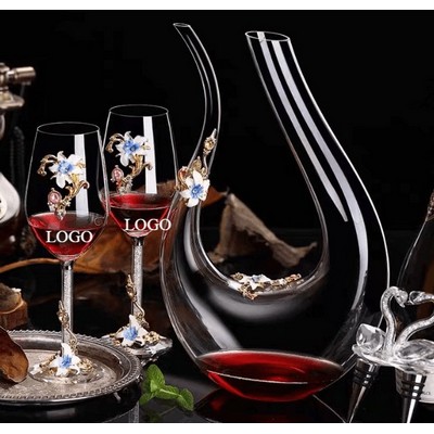 A Set Of Tall Wine Glasses