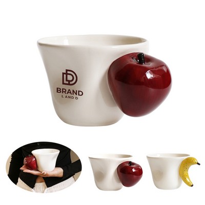 10oz Creative Fruits Ceramic Mug Coffee Cup
