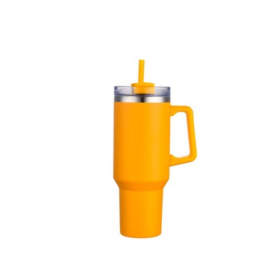 Endura 40 oz Yellow Double Wall Vacuum Mug