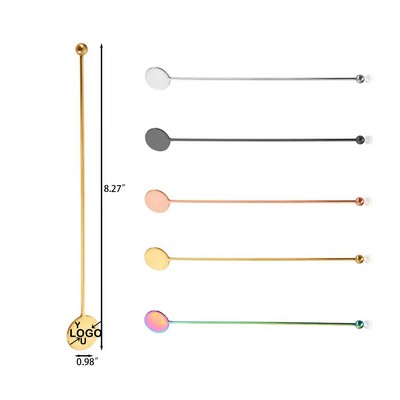 Stainless Steel Bar Stirrer for Wine Cocktails and Coffee