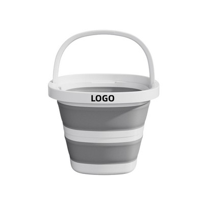 Collapsible Plastic Bucket for Travel Camping and Outdoor Use
