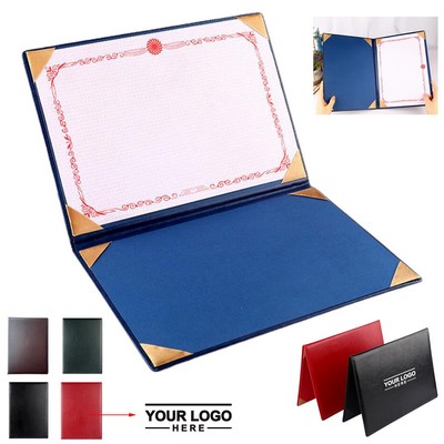 Leatherette Diploma Certificate Cover Holder