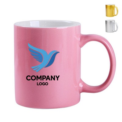 11 Oz Ceramic Coated Coffee Mug