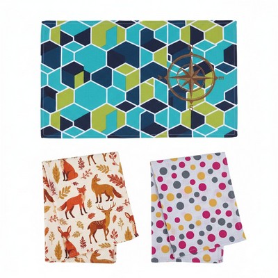 16" X 26" Full Color Cotton Kitchen Tea Towel