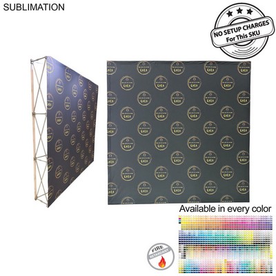7.5' Straight Wall Full Height Tension Fabric Pop-up Display Kit