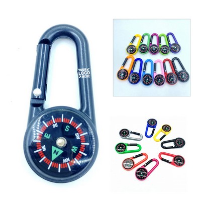 ABS Outdoor Carabiner Compass