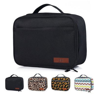 Kids Compact Portable Oxford Insulated Lunch Bag w/ Handle