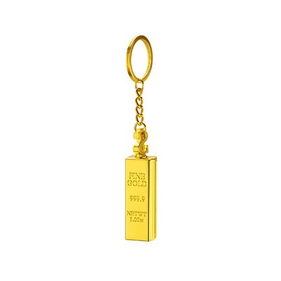 Gold Bar Keychain