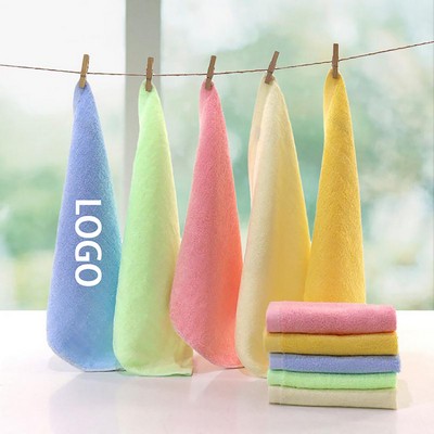 Bamboo Fiber Small Square Towel