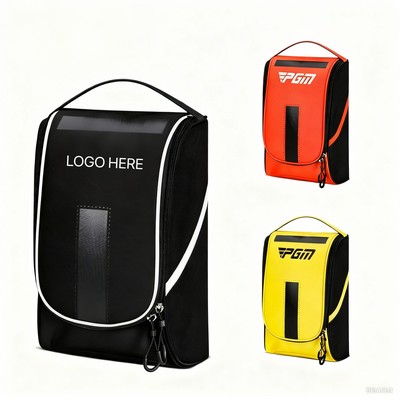 Golf Shoe Bag Portable Mini Waterproof Nylon Shoes Carry Bag