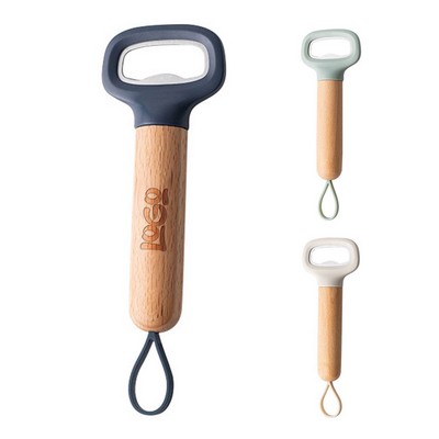 Pop Top Wood Bottle Opener