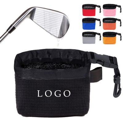Golf Club and Golf Ball Cleaning Bag