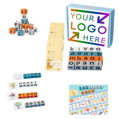 Children's English Word Building Blocks Puzzle Toys