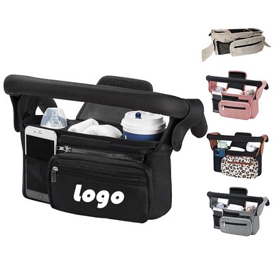 Stroller Organizer Bag with Drink Holder