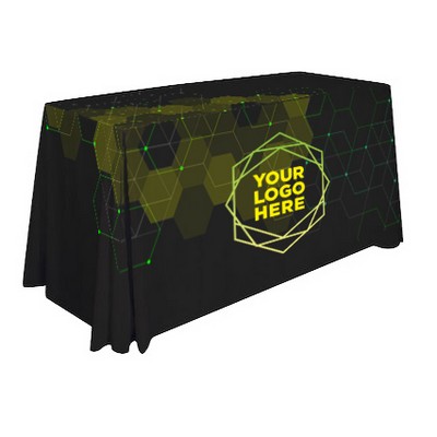 4' 4-Sided Polyester Poplin Table Throw - Dye Sublimation Print
