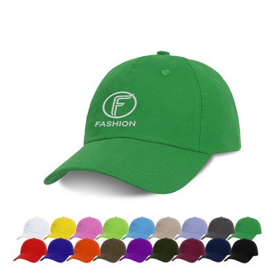 6 Panel Low Profile Unstructured Cap