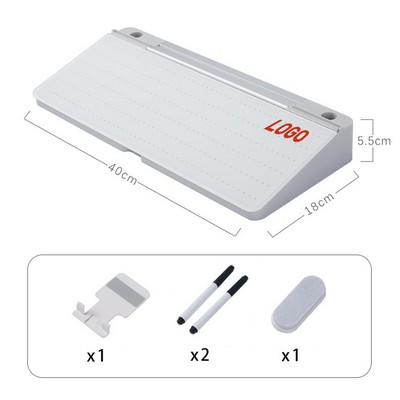 Desktop Whiteboard Organizer with Accessories