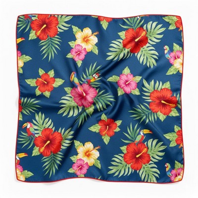 Custom Mulberry Silk Square Bandanna