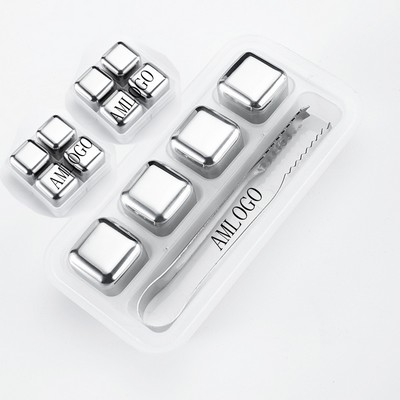 Reusable Stainless Steel Whiskey Stones