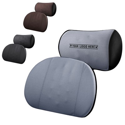 Automotive Headrest & Lumbar Support Set