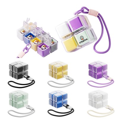 Magic Cube Pill Box