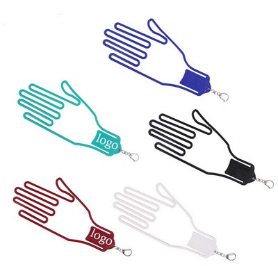 Golf Glove Hanger Frame with Keychain Hook