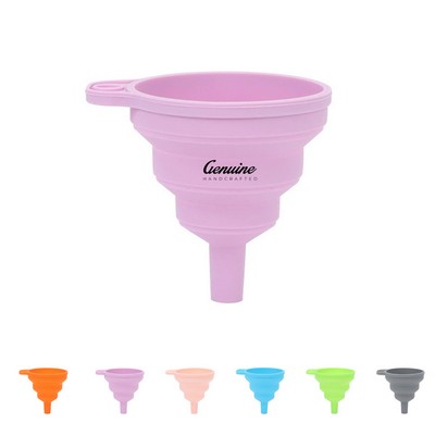Collapsible Silicone Travel Pouring Funnel