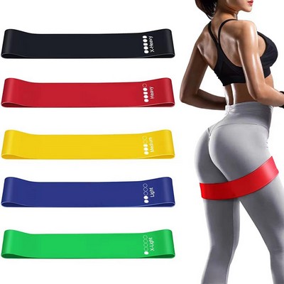 Set of 5 Latex Yoga Bands