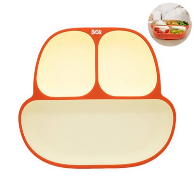 Baby Complementary Food Silicone Plate Eating Training