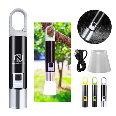 Mini LED Multi-Function Telescopic Zoom Flashlight