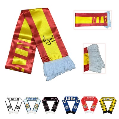 Knitted Polyester Soccer Scarf