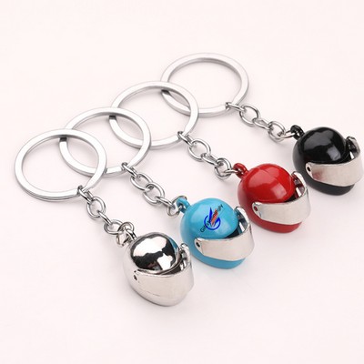 Motorcycle Helmet Pendant Keychain