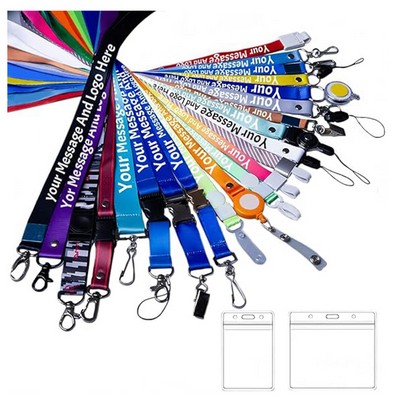 Custom Lanyards Personalized Neck Straps for ID Badges Events