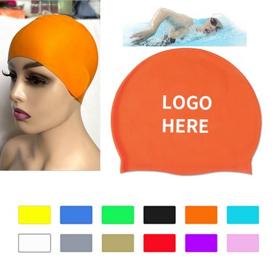 Premium Silicone Swimming Cap for Adults