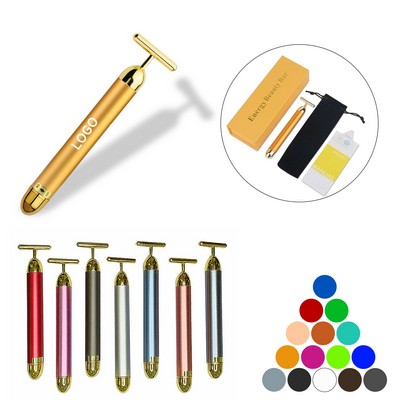 Face Massager T Shape Facial Roller Kit