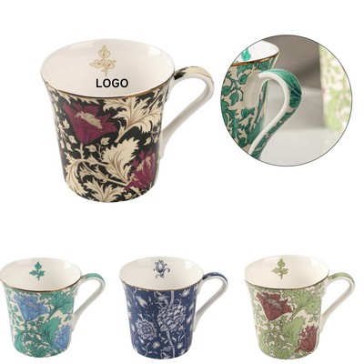 Fine Bone China Coffee Mug With Handles