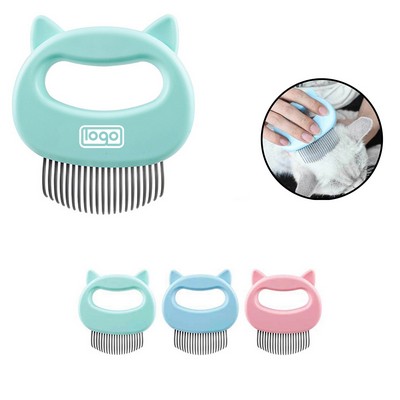 Pet Hair Removal Massaging Shell Comb