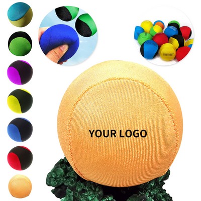 TPR Fabric Wrapped Water Bounce Stress Ball
