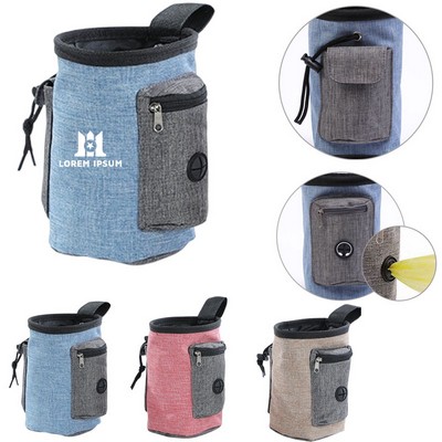 Multi-Pocket Pet Treat Pouch for Walking