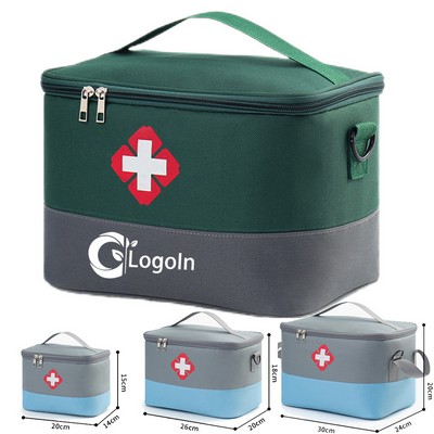 First Aid Kit Storage Carry Bag Organizer for Emergency